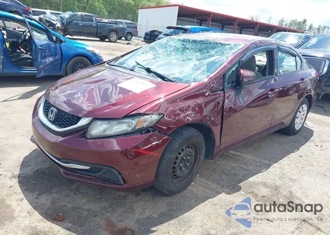 2014 Honda Civic Lx z USA, uszkodzony, nr VIN 2HGFB2F5XEH550507